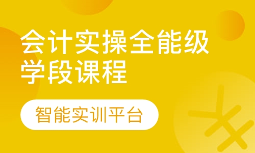 会计实操全能级学段课程