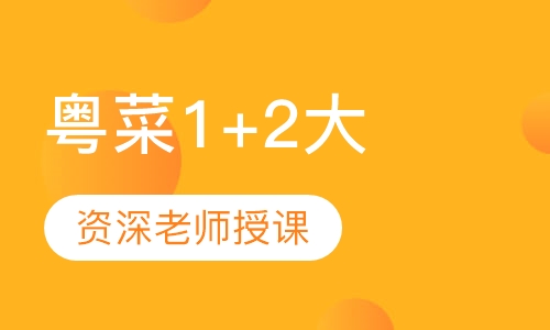粤菜1+2大(中)专班