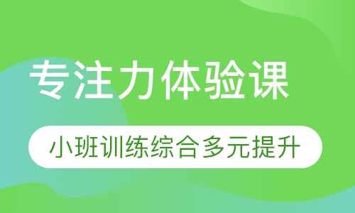 专注力体验课