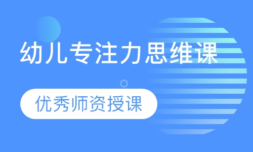 幼儿专注力思维课