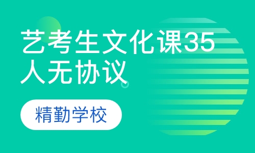 艺考生文化课35人无协议班（校考，联考）