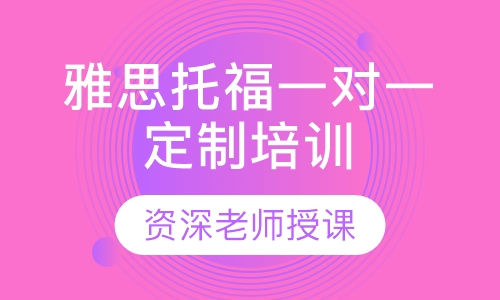 雅思托福一对一定制培训