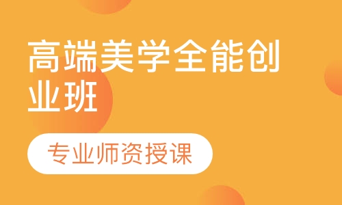 高端美学全能创业班