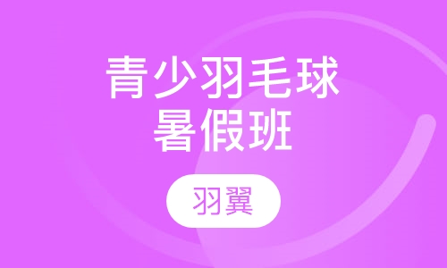 青少年暑假班羽毛球培训