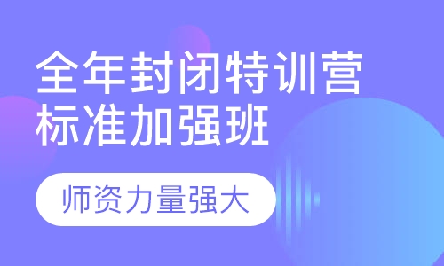 2020全年封闭特训营（标准加强班）