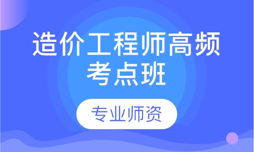 造价工程师高频考点班
