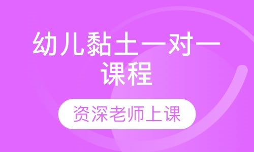 幼儿黏土一对一课程