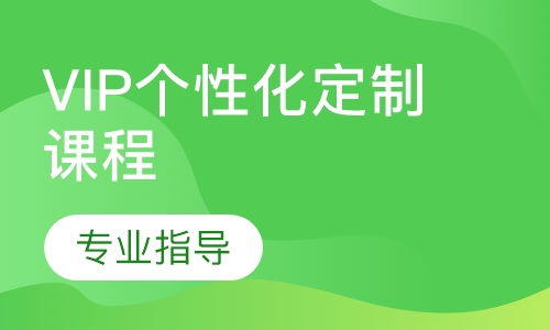 VIP个性化定制课程