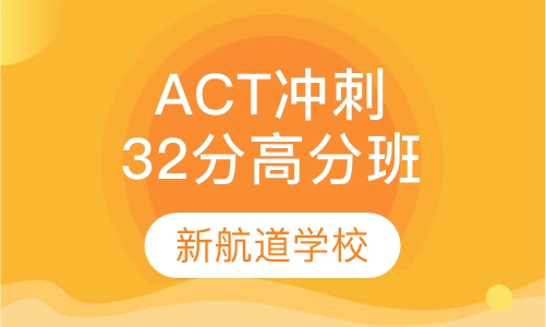 ACT VIP冲刺高分班（32分）