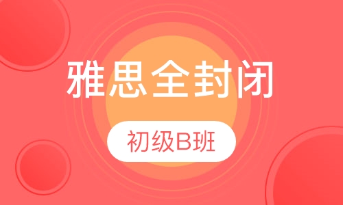 雅思全封闭能力英语初级B班(3-6人)