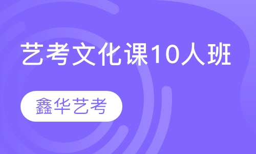 艺术生文化课10人班
