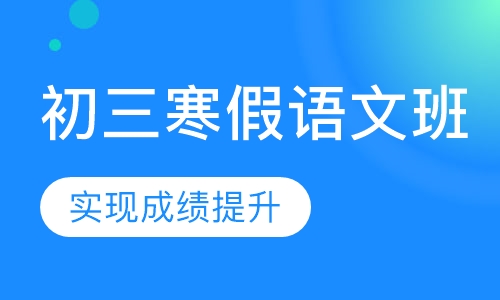 初三寒假语文班