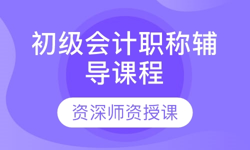 初级会计职称辅导课程