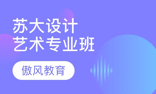 苏州大学艺术设计专业（精品班）