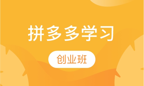 拼多多学习创业班