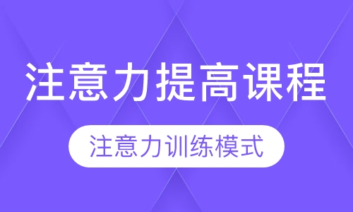 注意力提高课程