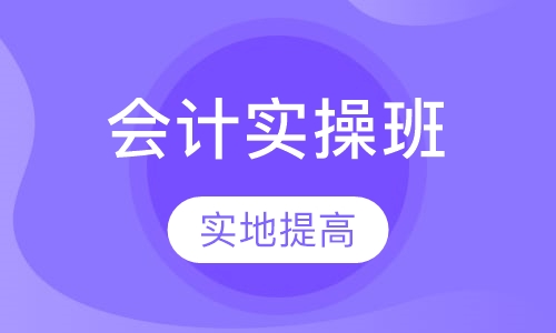 会计提高实操班