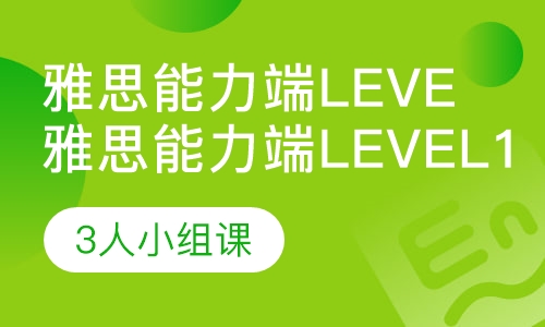 雅思能力端Level1 3人小组课