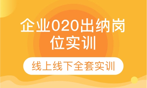 企业020出纳岗位实训
