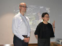 CIC联络部主任谢老师亲临我中心参与分享会演讲现场