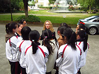 三角洲教育局国际处处长Dr. Deirdre Annett访问新虹桥中学