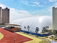 奥运冠军为常州威雅全新运动气膜馆揭幕