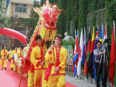 金龙迎宾活动