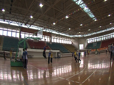 体育馆内
