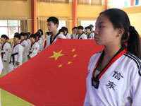 届“银河杯”中-韩青少年国际文化交流跆拳道友谊赛