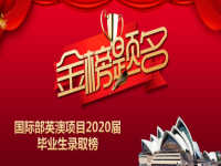 喜报|国际部英澳项目2020届毕业生录取榜