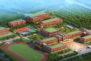 平湖枫叶国际学校鸟瞰图