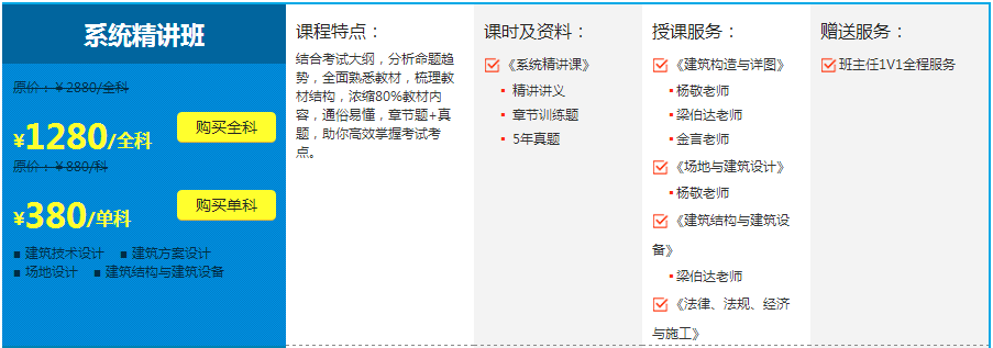 注冊建筑師招生簡章