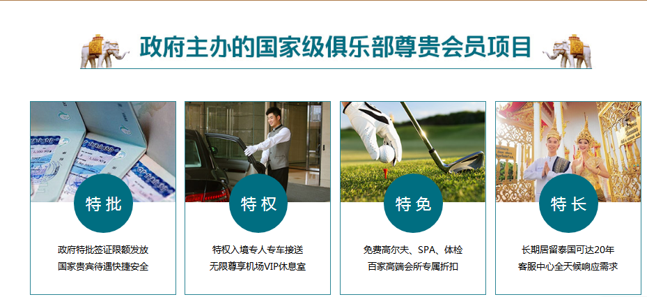 泰国精英签证