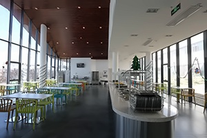 北京四中国际课程佳莲校区食堂