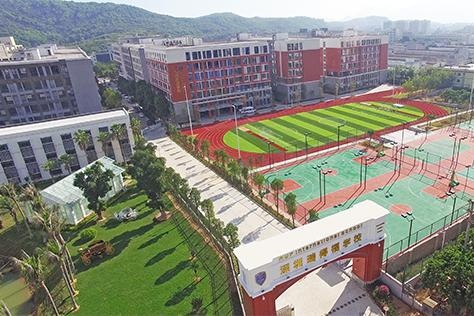 深圳瑞得福国际学校校园俯瞰图
