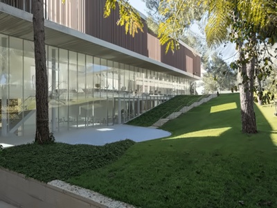 上海安生学校校区一角