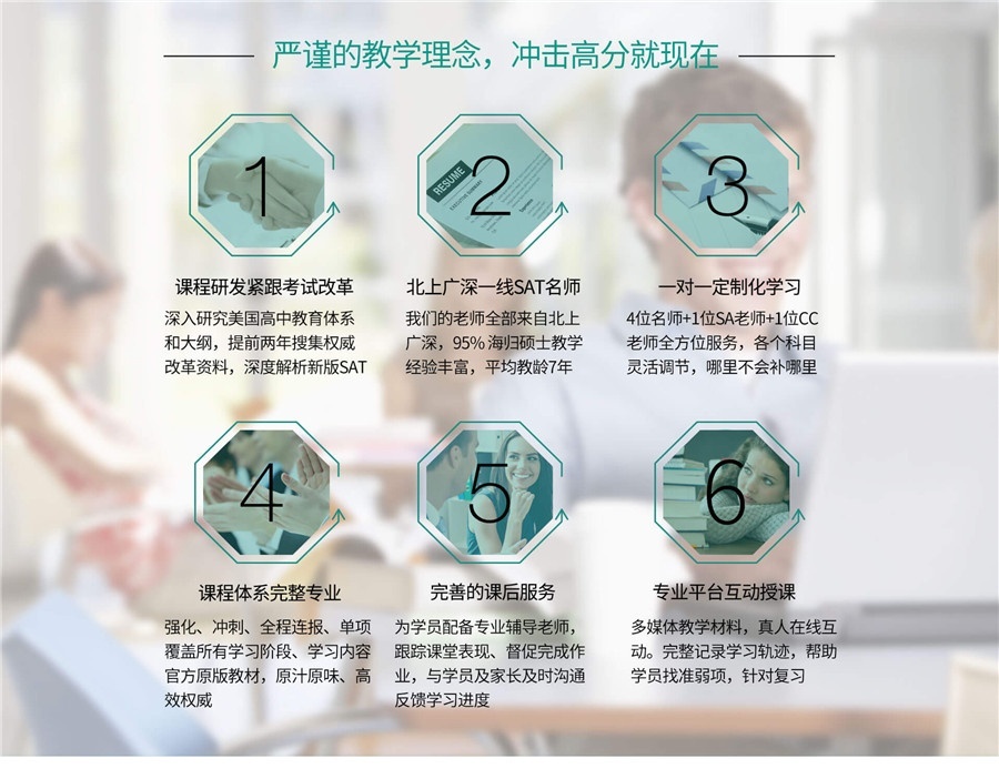 严谨的教学理念，冲击高分就是现在