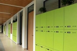 领科教育上海校区教学走廊