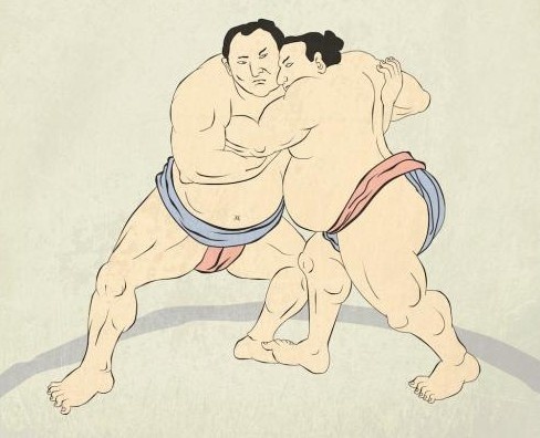 妙趣横生的日本国技-相扑