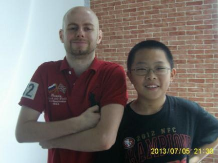 北京外教中国一对一学员：赵悦童和郭馨予