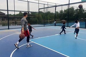 北京明诚外国语学校洪堡学院篮球场