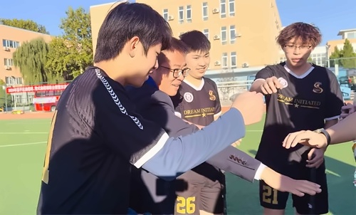 北京佳莲学校曲棍球比赛