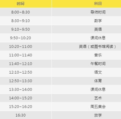 杭州威雅学校小学课堂