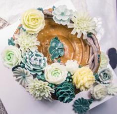 高级韩式裱花课程学员作品