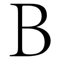B