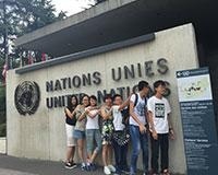 参观联合国总部、国际红十字会总部