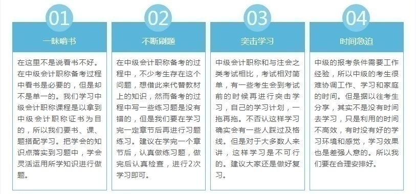 考中级会计职称培训
