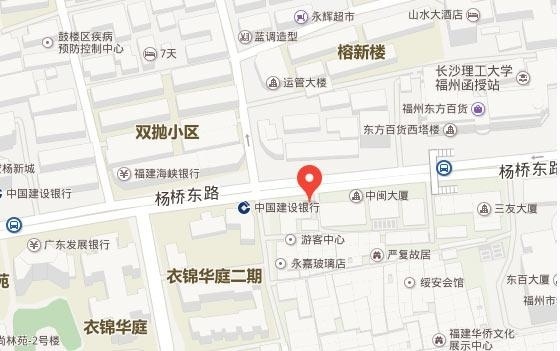 福州贝纳设计学校地址——百度地图