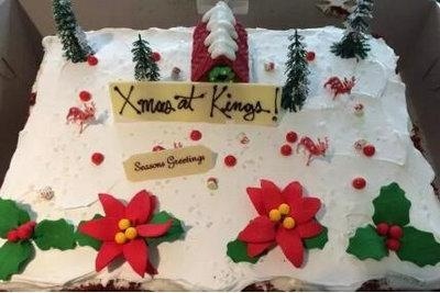 在Kings国王国际高中 我们这样过2017圣诞：Kings Xmas Cake
