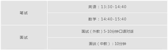 上海诺科学校考试须知